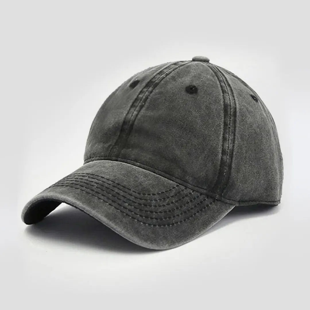 Custom washed cap with personalized design