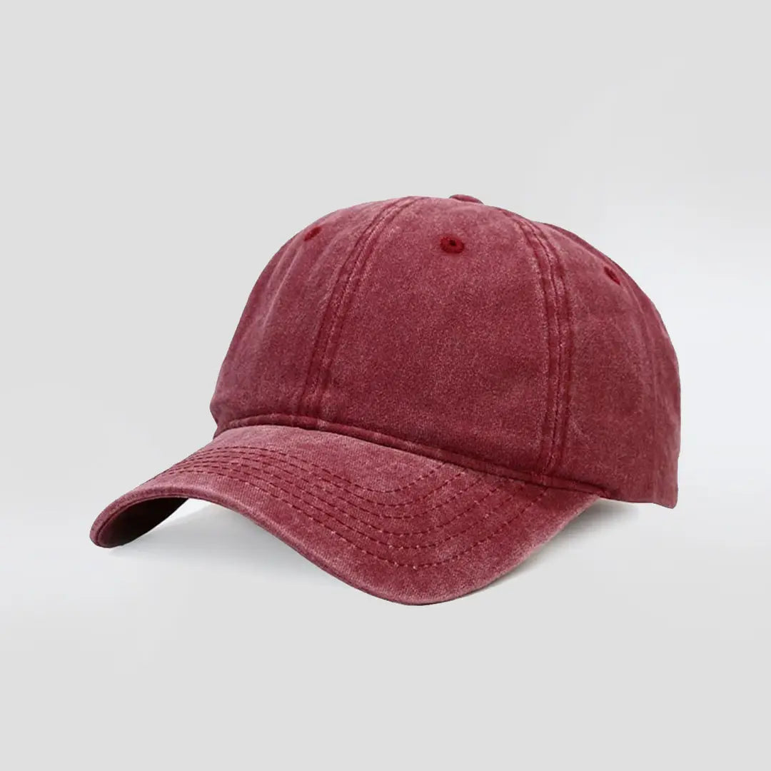 Custom washed cap with personalized design