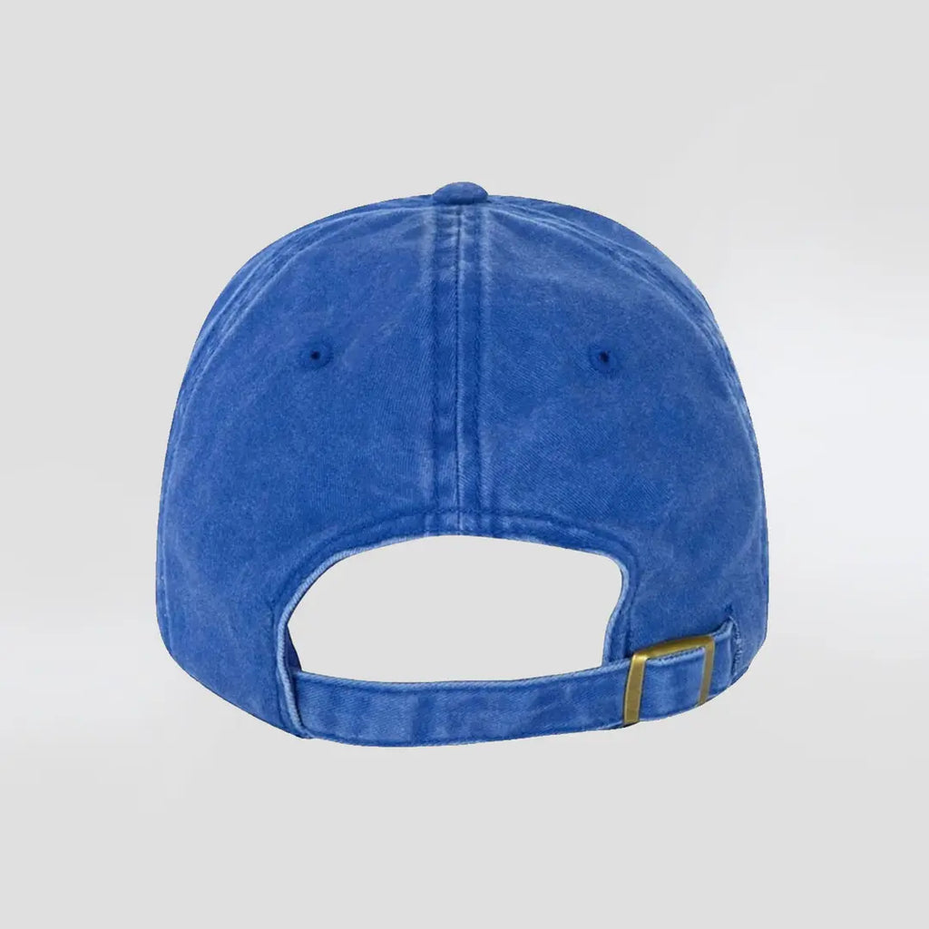 Custom washed cap with personalized design