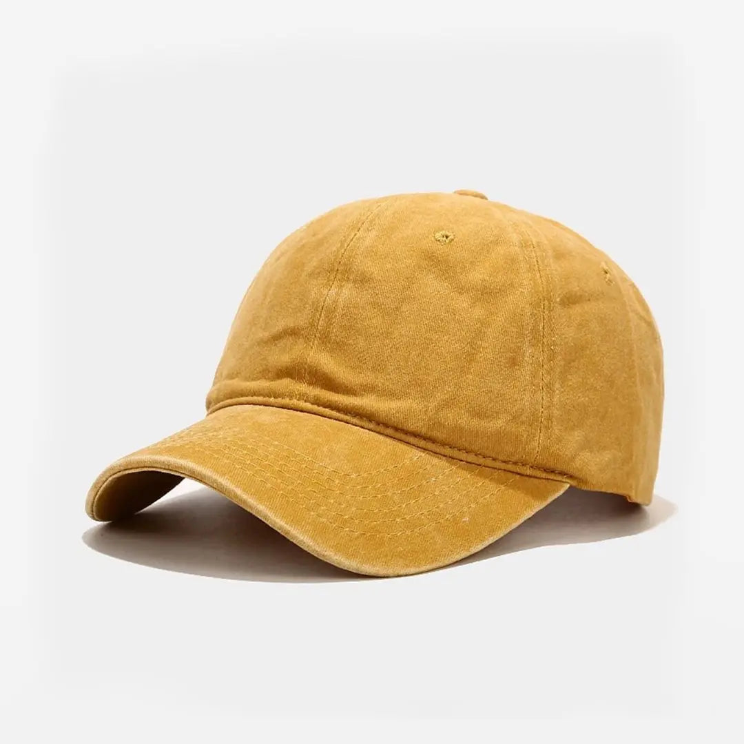 Custom washed cap with personalized design