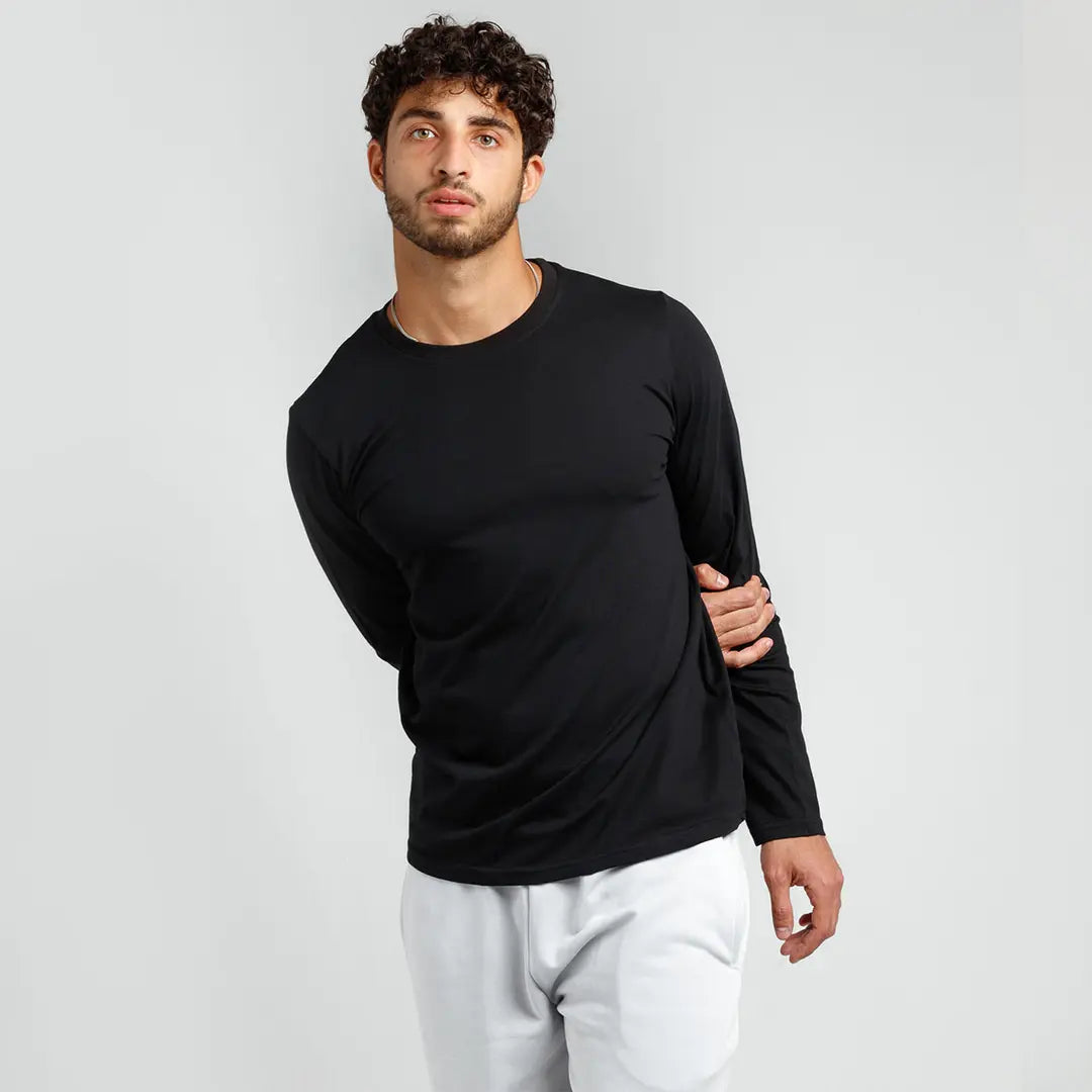 Custom regular long sleeve T-shirt with personalized printed design