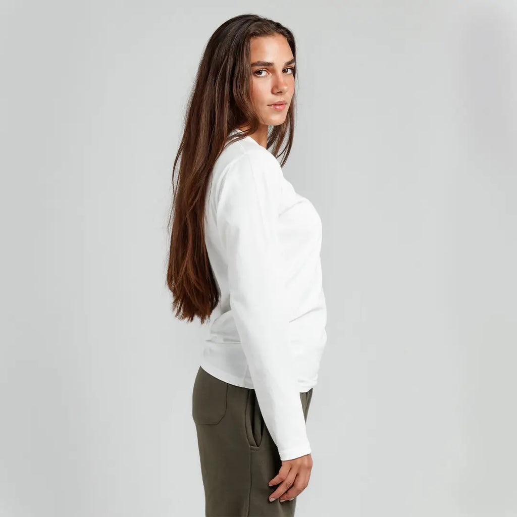 Custom regular long sleeve T-shirt with personalized printed design
