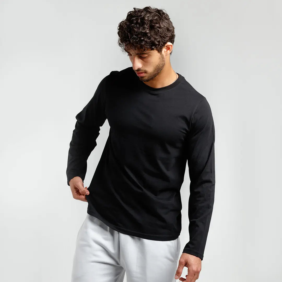 Custom regular long sleeve T-shirt with personalized printed design