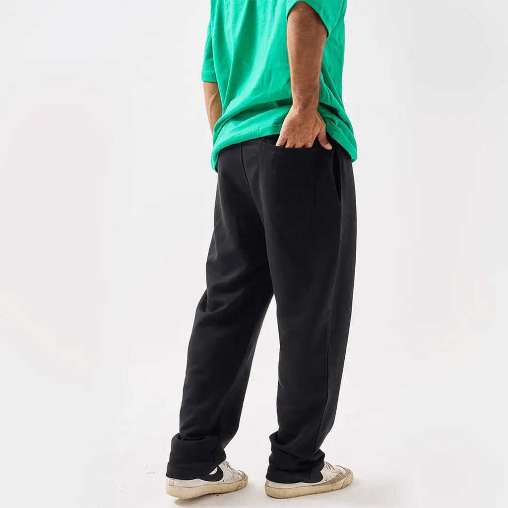 Custom straight leg sweatpants with personalized printed design
