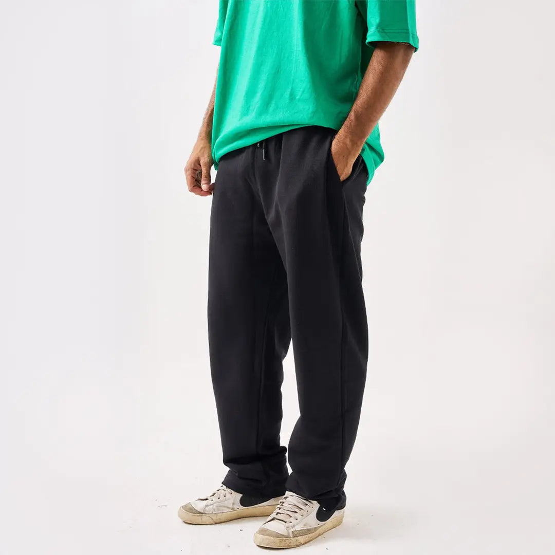 Custom straight leg sweatpants with personalized printed design