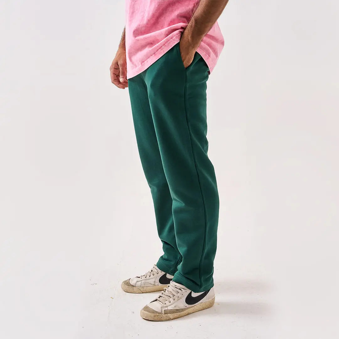 Custom straight leg sweatpants with personalized printed design