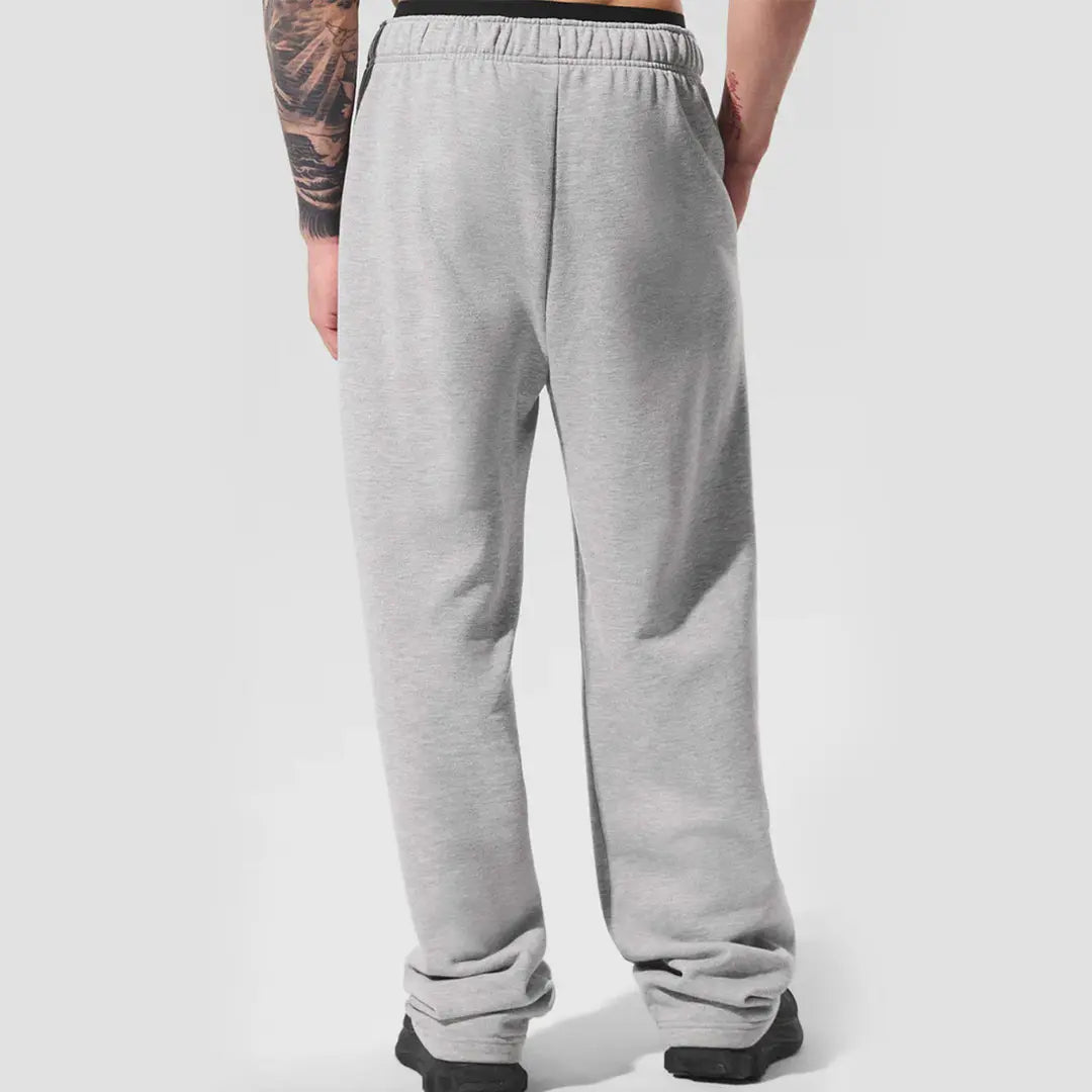 Custom straight leg sweatpants with personalized printed design