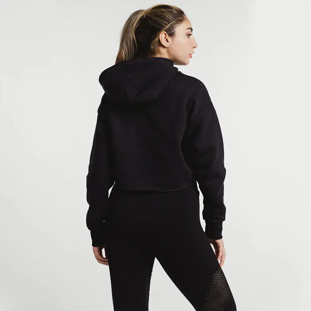 Custom cropped oversized hoodie with personalized printed design