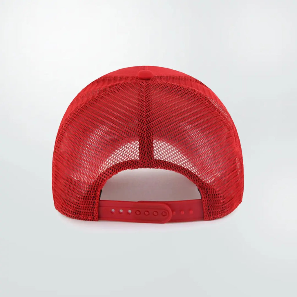 Custom trucker cap with personalized printed design