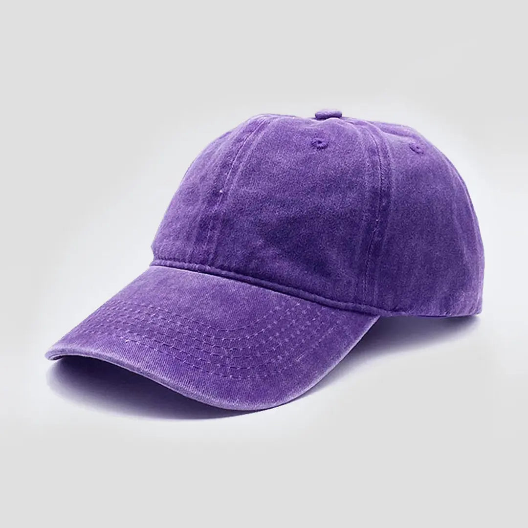 Custom washed cap with personalized design