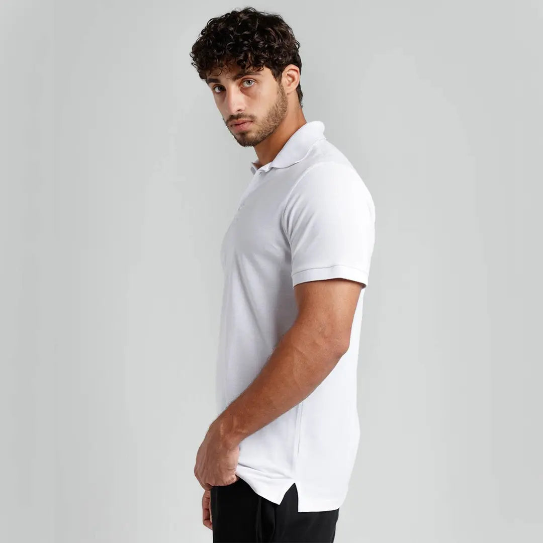 Custom polo T-shirt with personalized printed design
