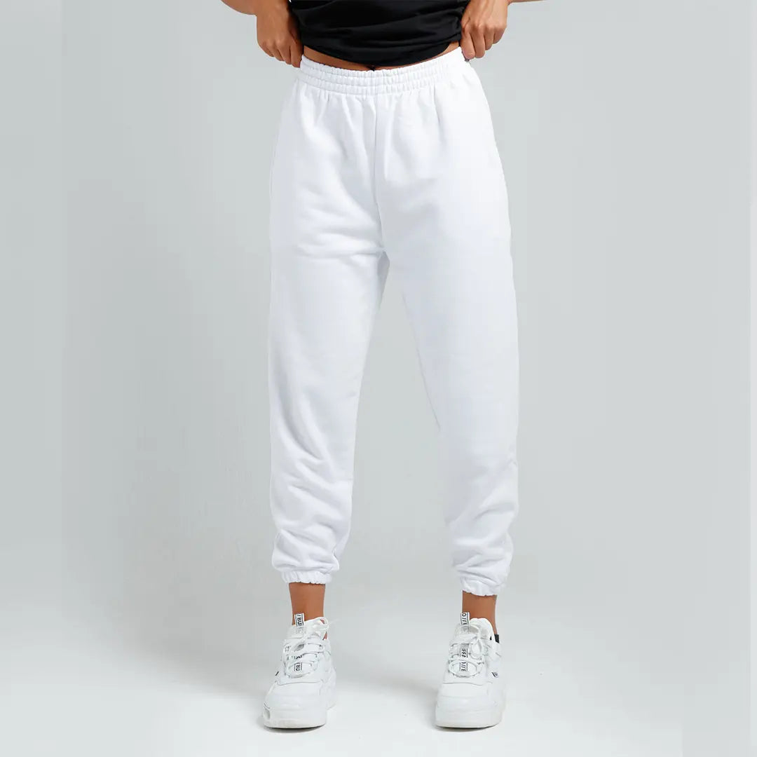 Custom banded regular sweatpants with personalized printed design