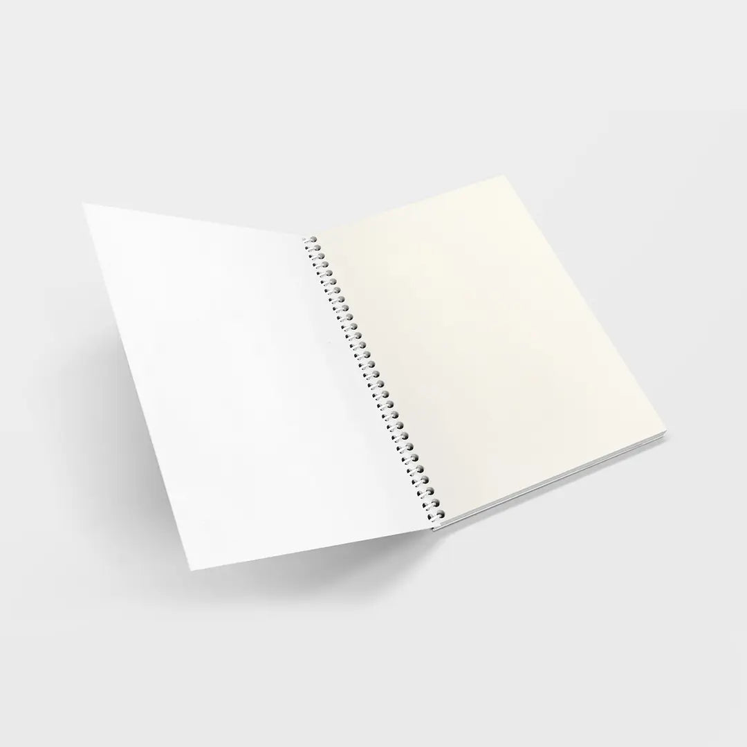 Custom spiral hard notebook with personalized printed cover