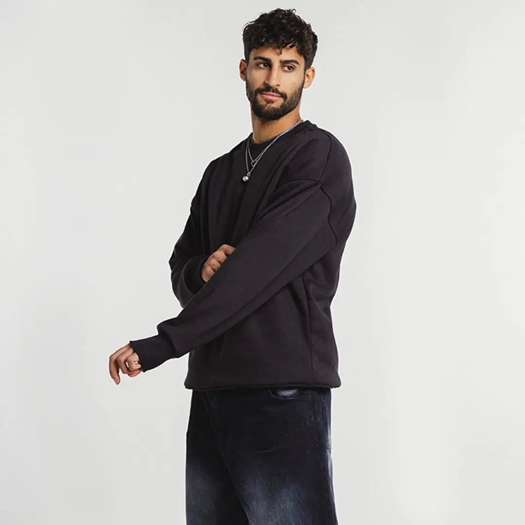 Custom standard oversized crewneck with personalized printed design