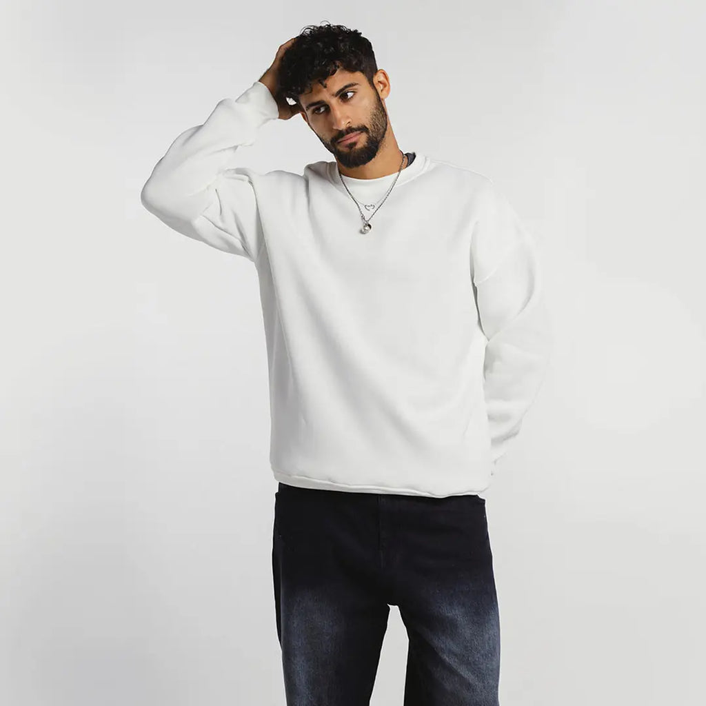 Custom standard oversized crewneck with personalized printed design