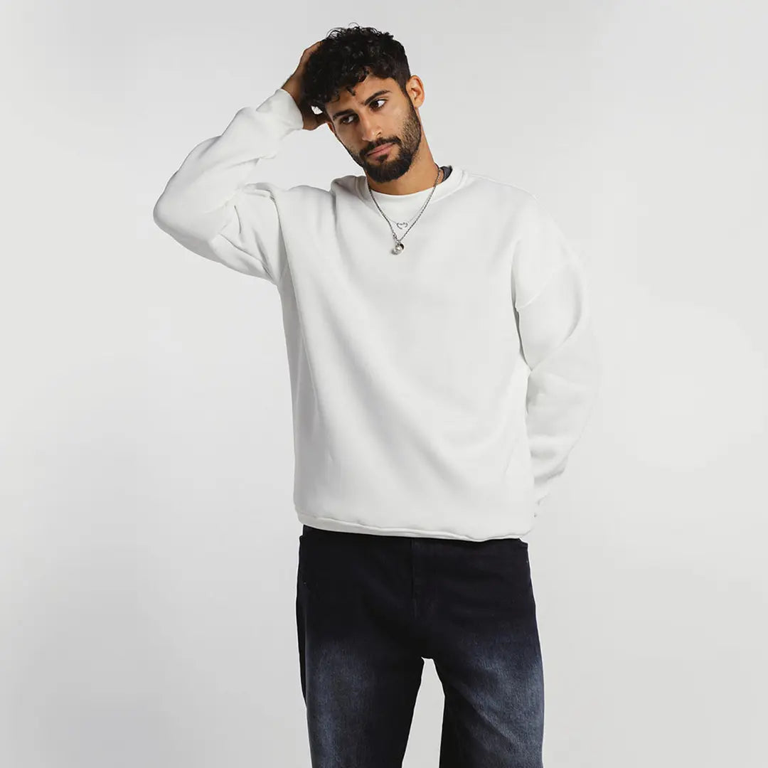 Custom standard oversized crewneck with personalized printed design