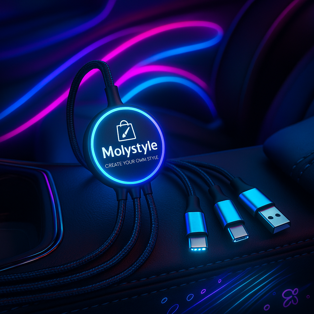Molystyle – Multi Charging Cable with LED Light