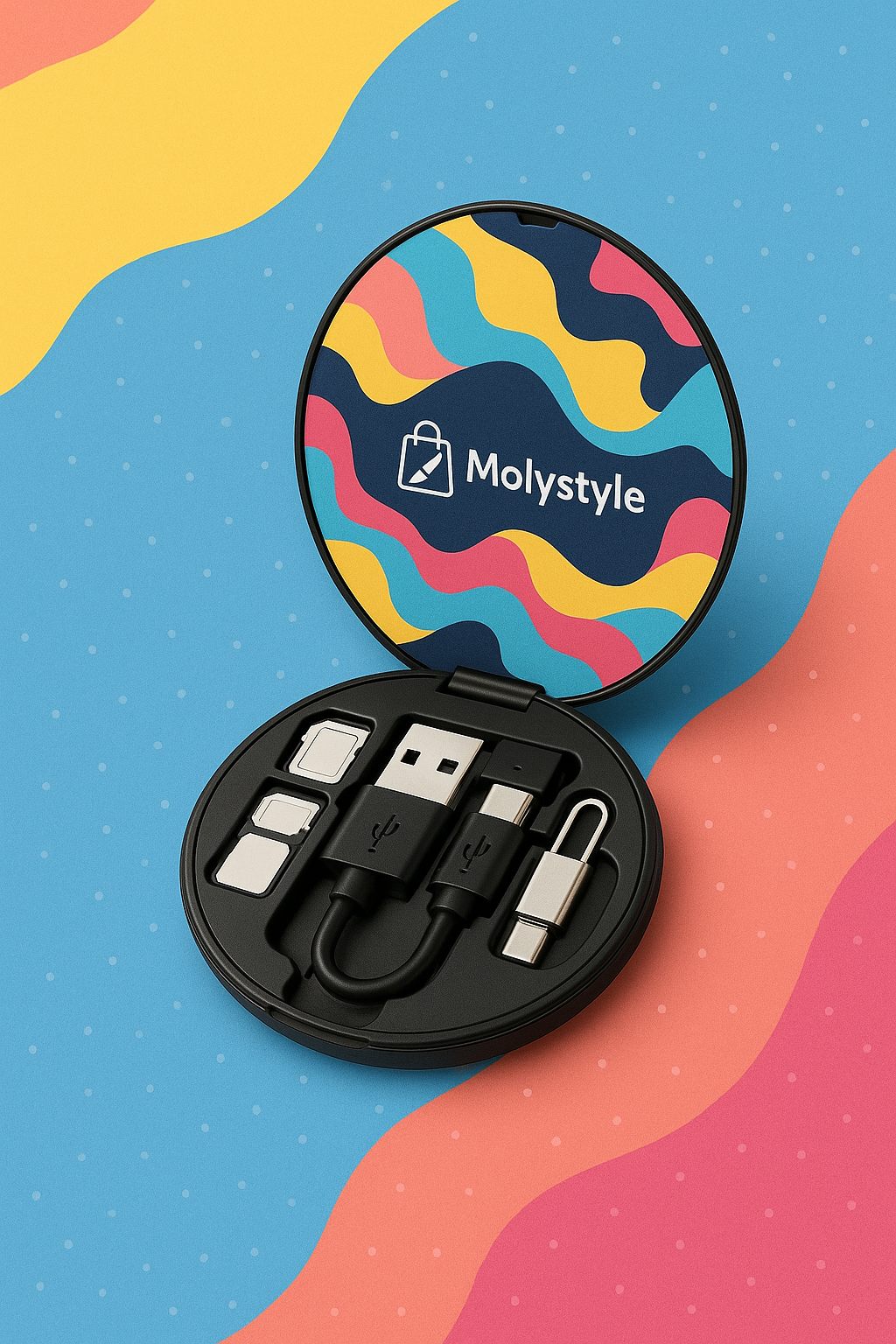 Molystyle – Multi-Functional Round Cable Organizer