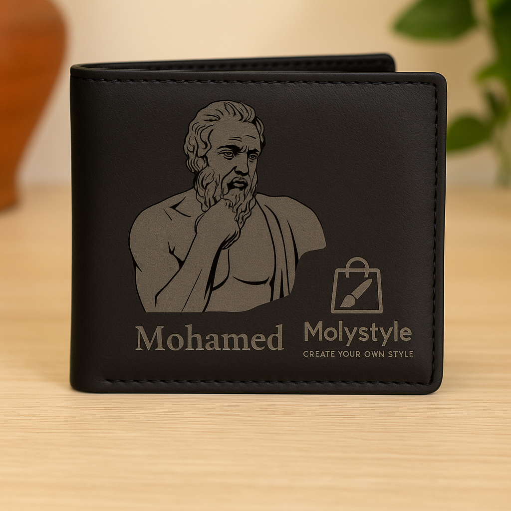 Molystyle – Leather Wallet with Laser Engraving
