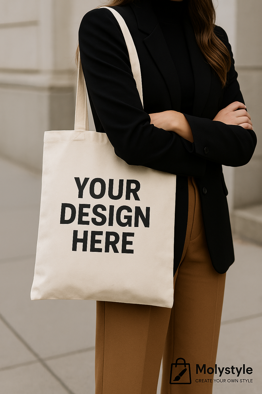 MolyStyle Cotton Tote Bags – Reusable Eco-Friendly Shopping Bag