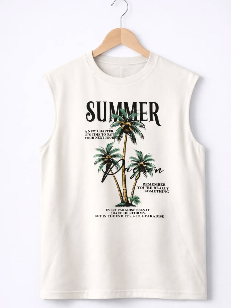 Custom Boulevard oversized tank top with personalized printed design