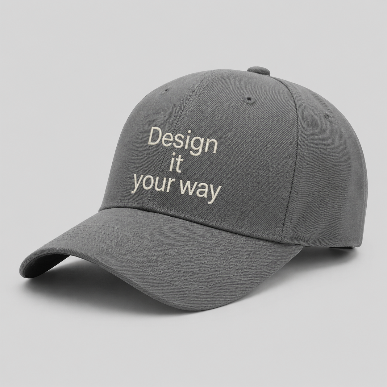 Custom classic cap with personalized printed design