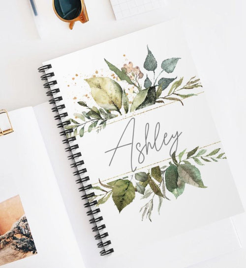 Personalized notebook with custom design