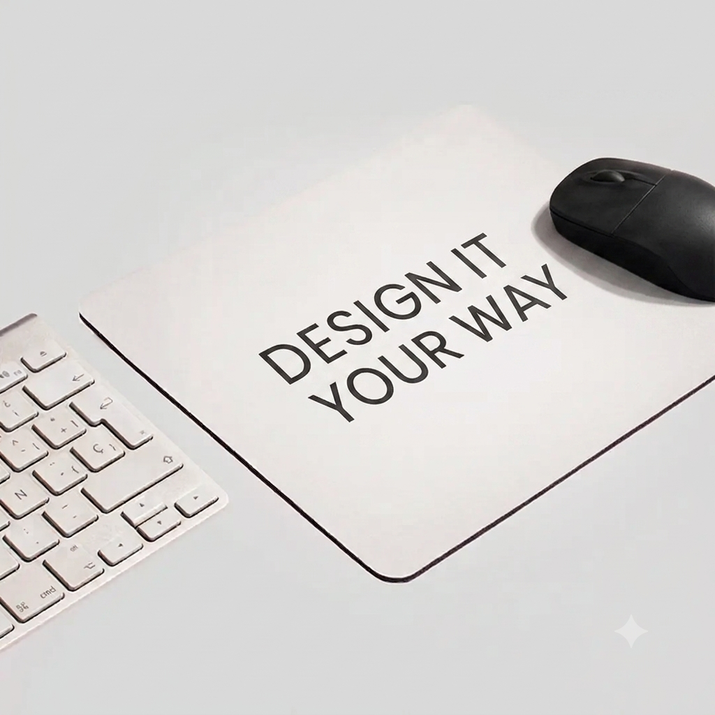 Custom standard mouse pad with personalized printed design