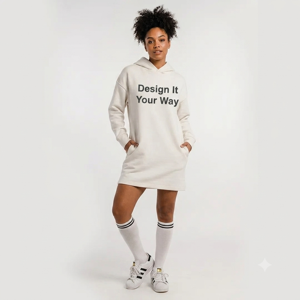Custom premium oversized hoodie with personalized printed design