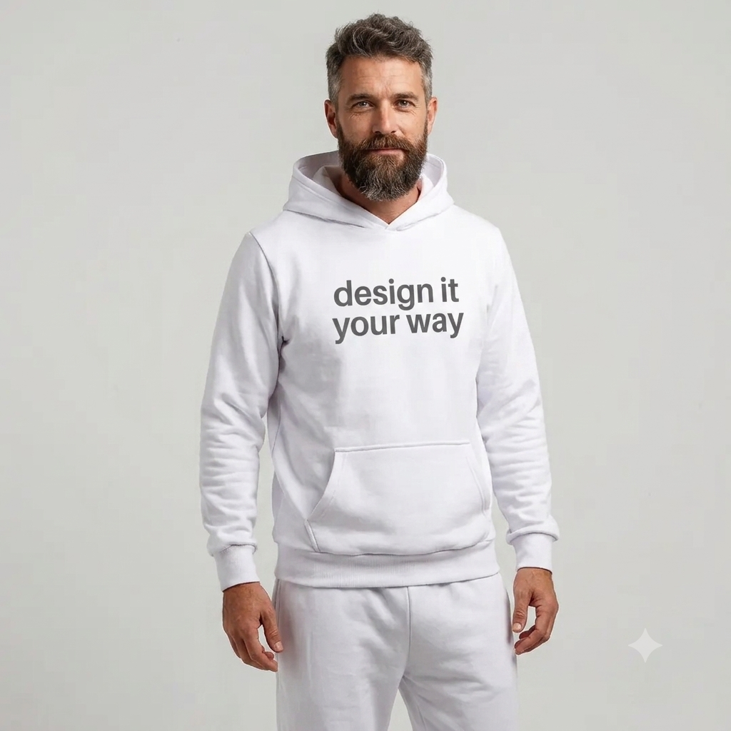 Custom standard oversized hoodie with personalized printed design