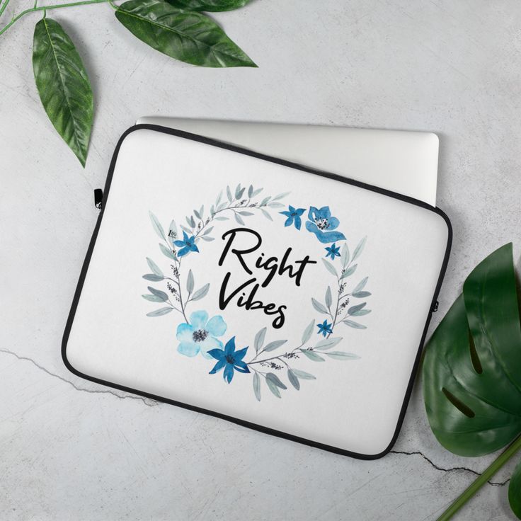 Custom laptop sleeve with personalized printed design