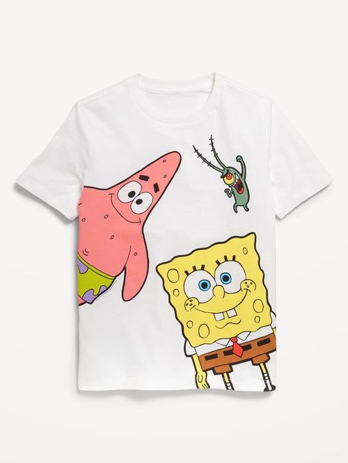 Blank kids' T-shirt for custom printing.