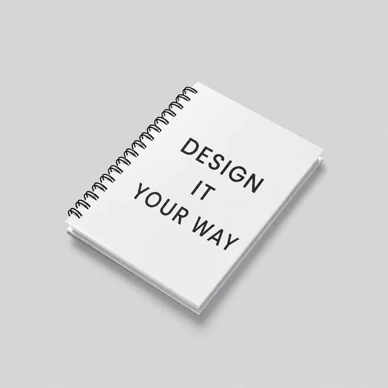 Personalized notebook with custom design