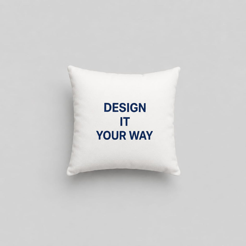 print-on-demand cushion with custom artwork
