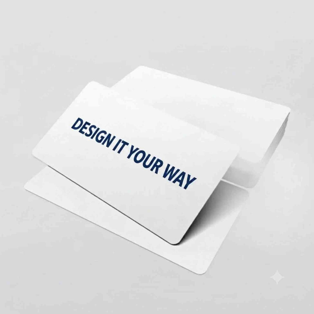 Custom greeting card with personalized printed design