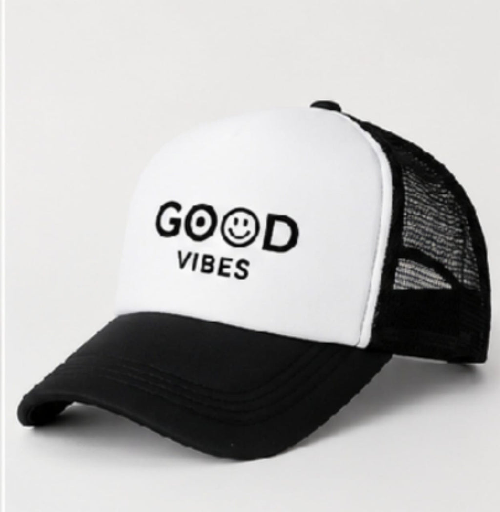 Custom trucker cap with personalized printed design