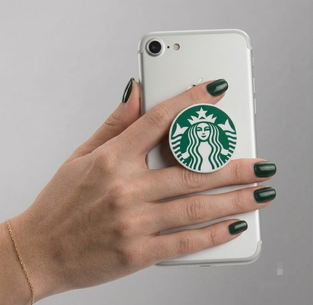 Custom pop socket with personalized printed design