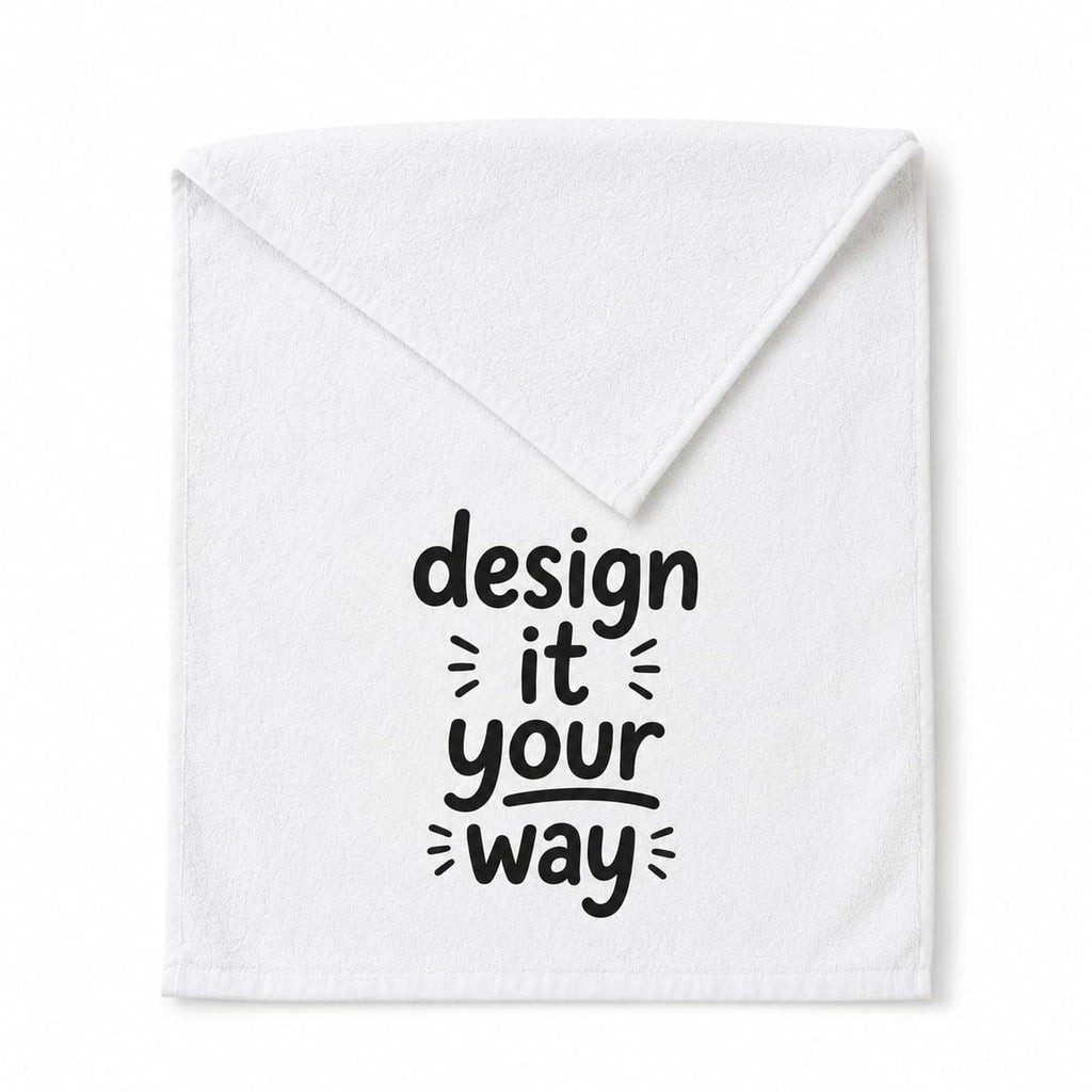 Custom microfiber beach towel with personalized printed design