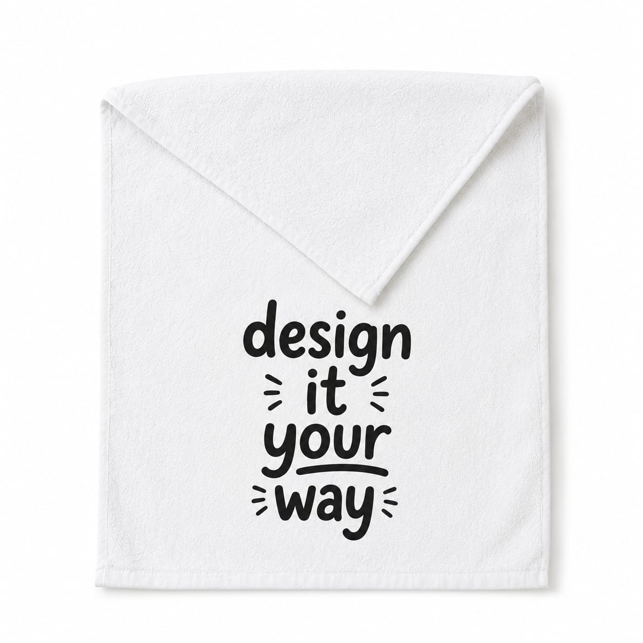 Custom microfiber beach towel with personalized printed design