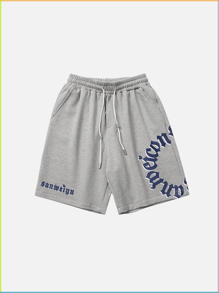 Custom regular sweat shorts with personalized printed design