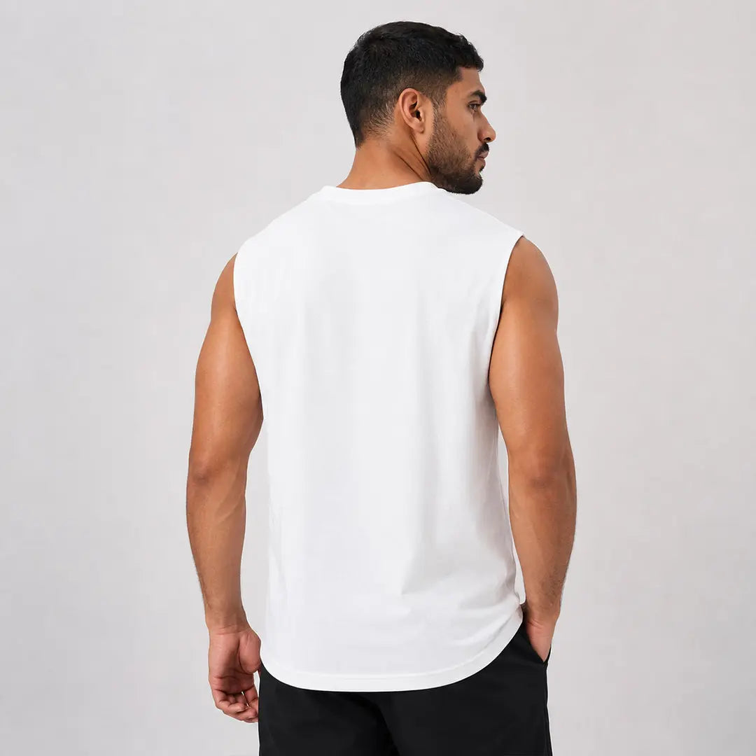Custom Boulevard oversized tank top with personalized printed design