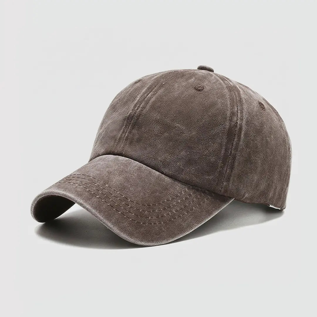 Custom washed cap with personalized design