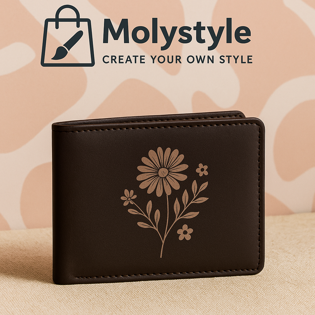 Molystyle – Leather Wallet with Laser Engraving