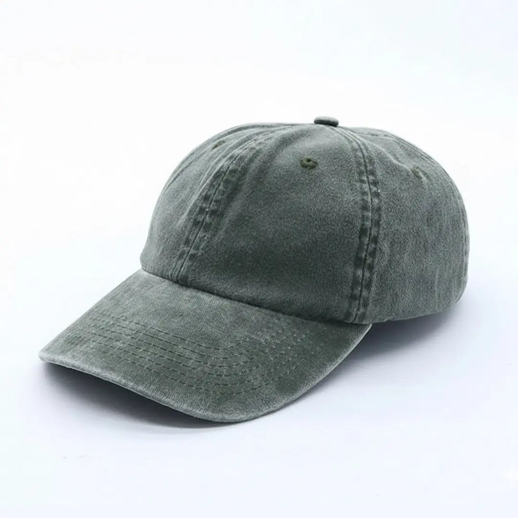 Custom washed cap with personalized design