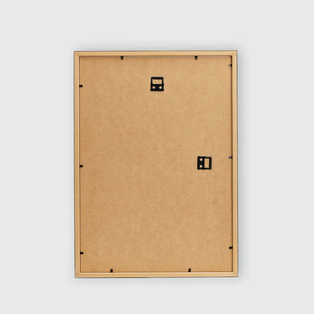 Print-on-demand framed poster with custom artwork