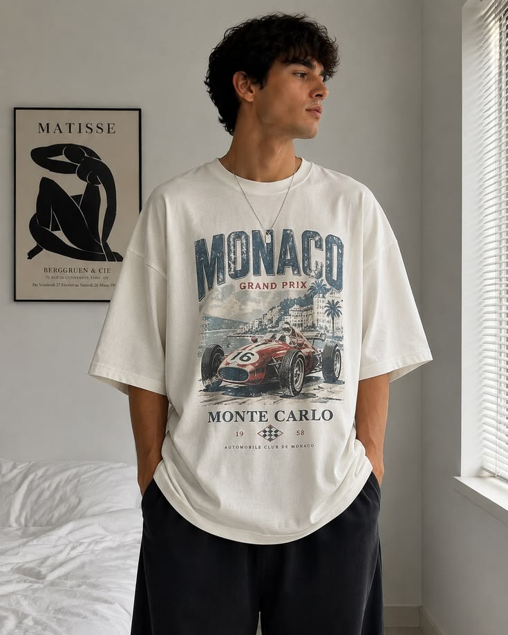 Custom Boulevard oversized T-shirt with personalized printed design